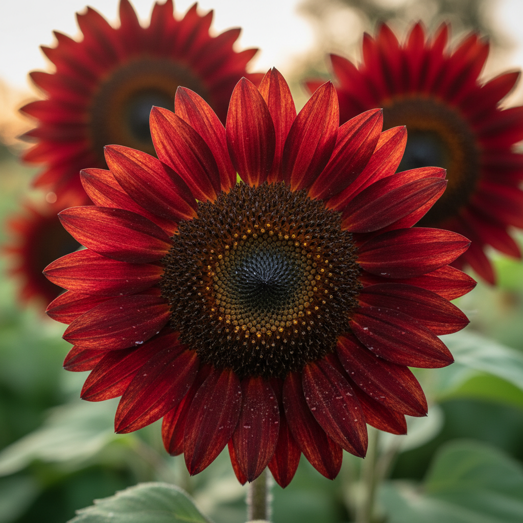 Majestic Red Giant Sunflower Seeds - Red Sunflower Seeds for Garden