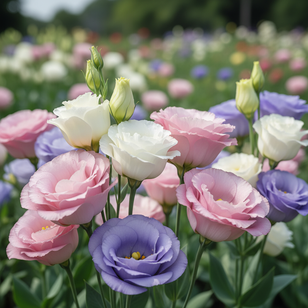 Lisianthus Eustoma Seeds – Prairie Gentian Elegant Cut Flowers