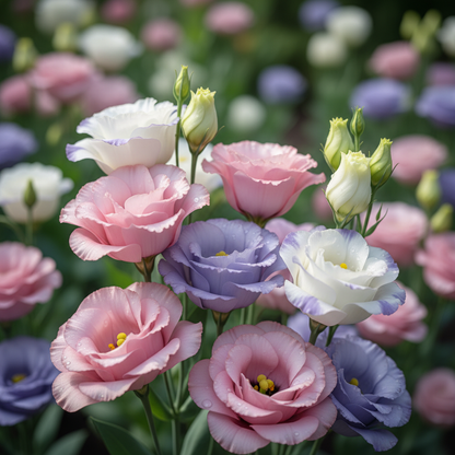 Lisianthus Eustoma Seeds – Prairie Gentian Elegant Cut Flowers