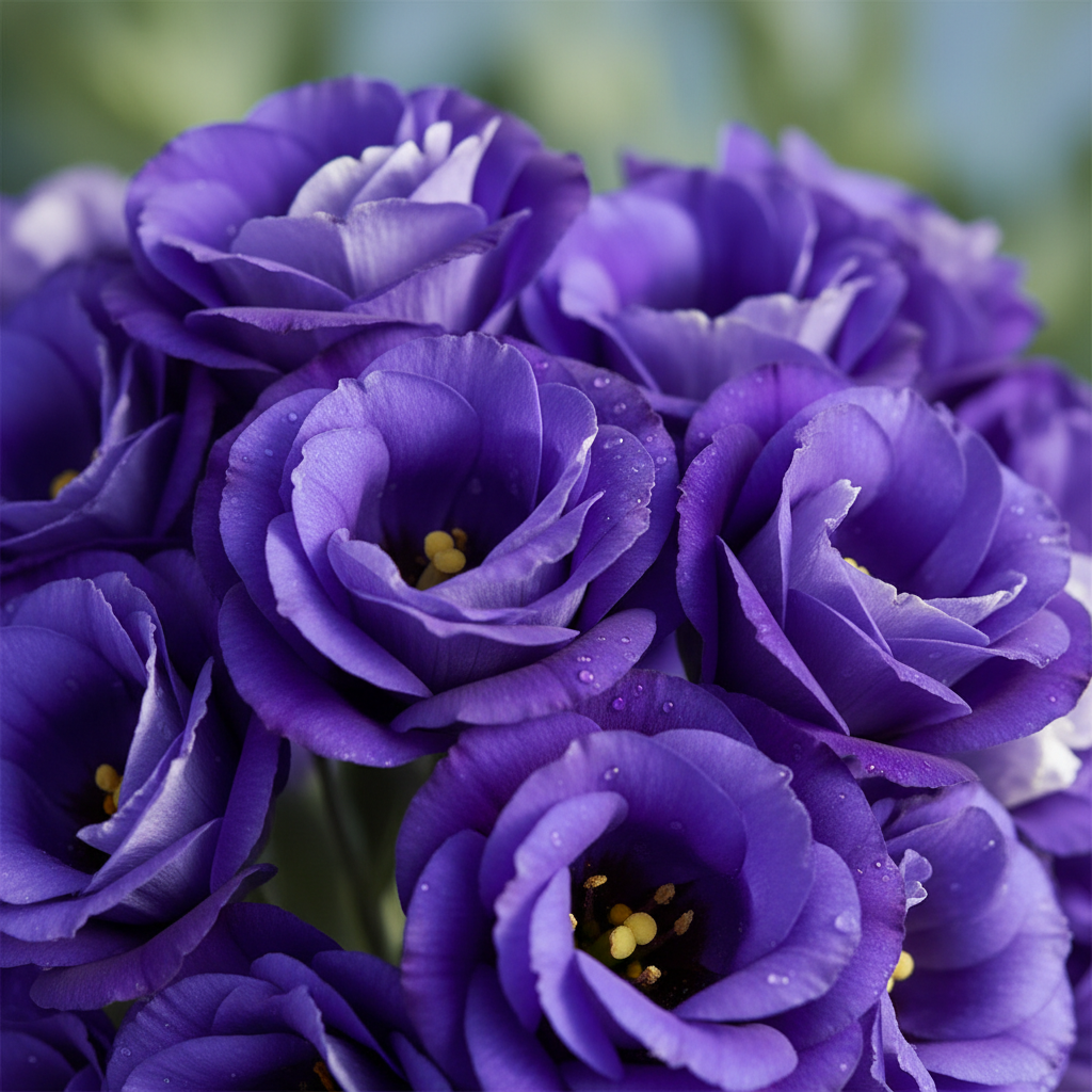 Lisianthus Rosita 2 Sapphire Seeds for Garden Planting