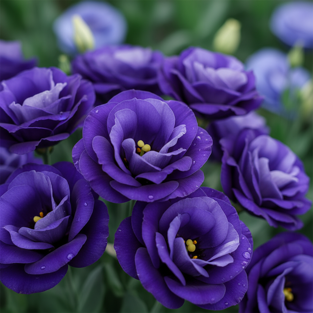 Lisianthus Rosita 2 Sapphire Seeds for Garden Planting