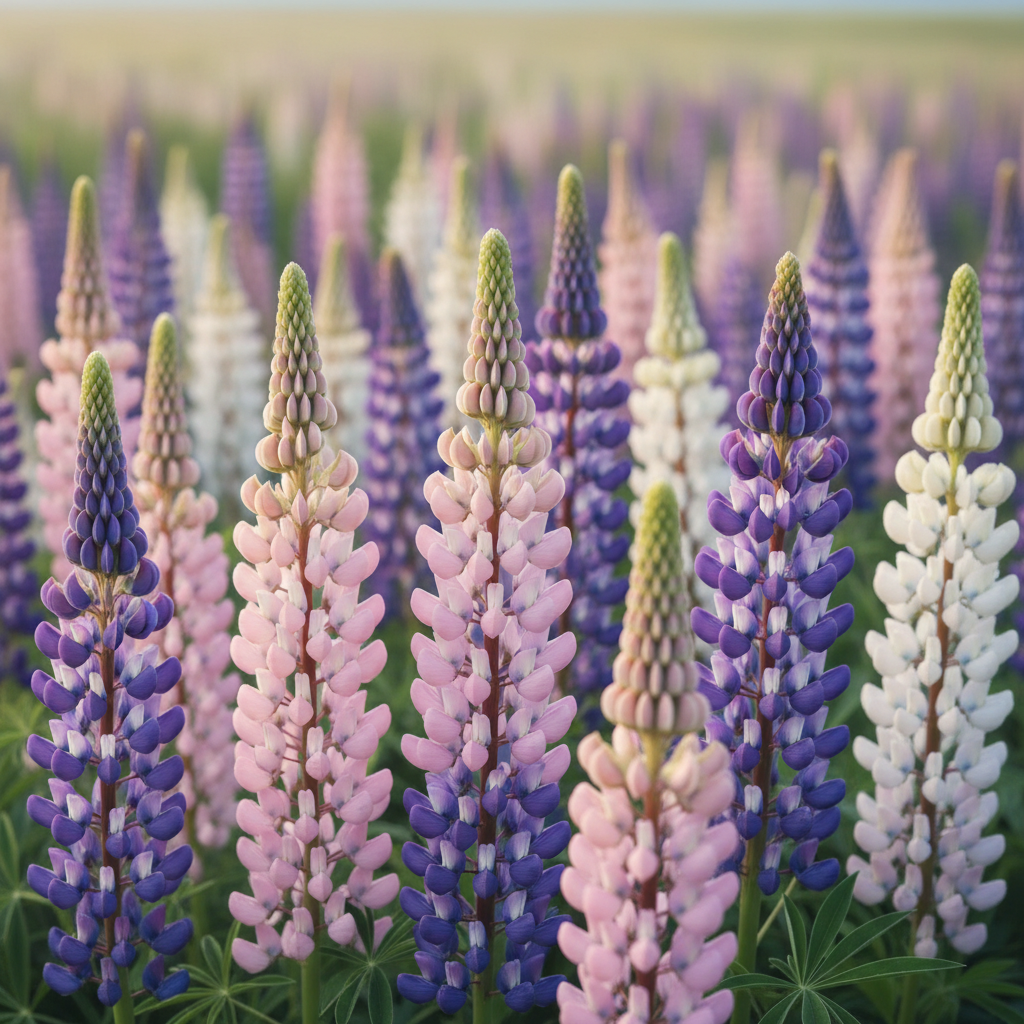 Lupine Flower Seeds - Mixed Lupine Flower Seeds for Garden