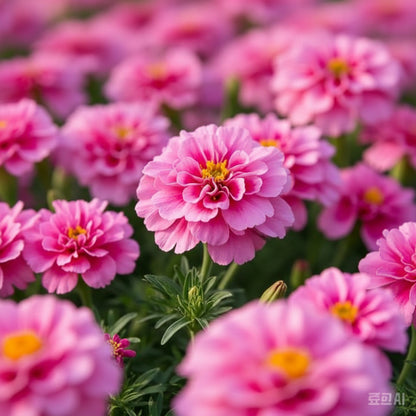 Pink Color French Marigold Seeds for Planting – Bright Annual Flower