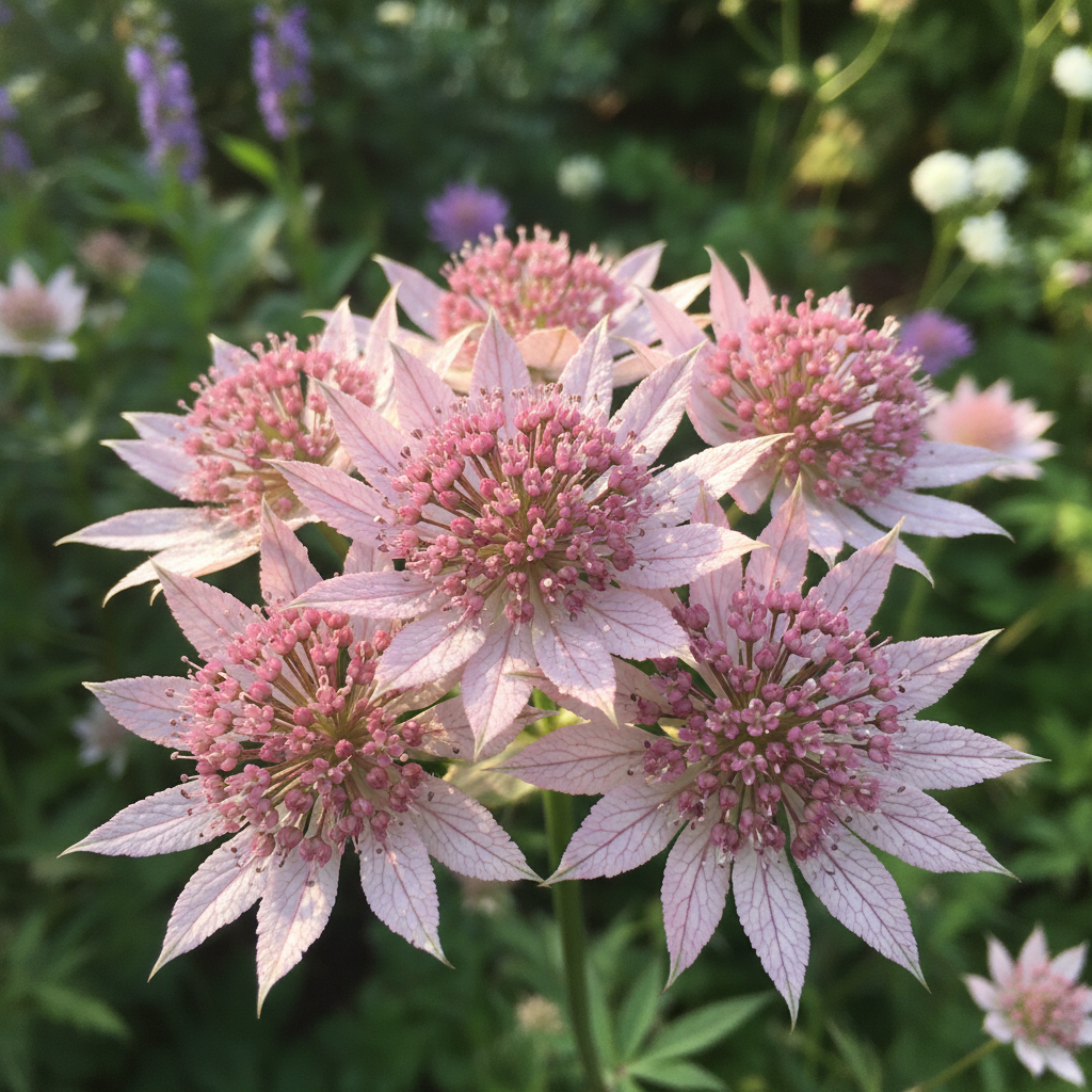 Pink Masterwort Flower Seeds for Garden Planting