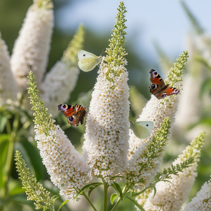 Buddleja Davidii Alba Seeds for Garden Planting