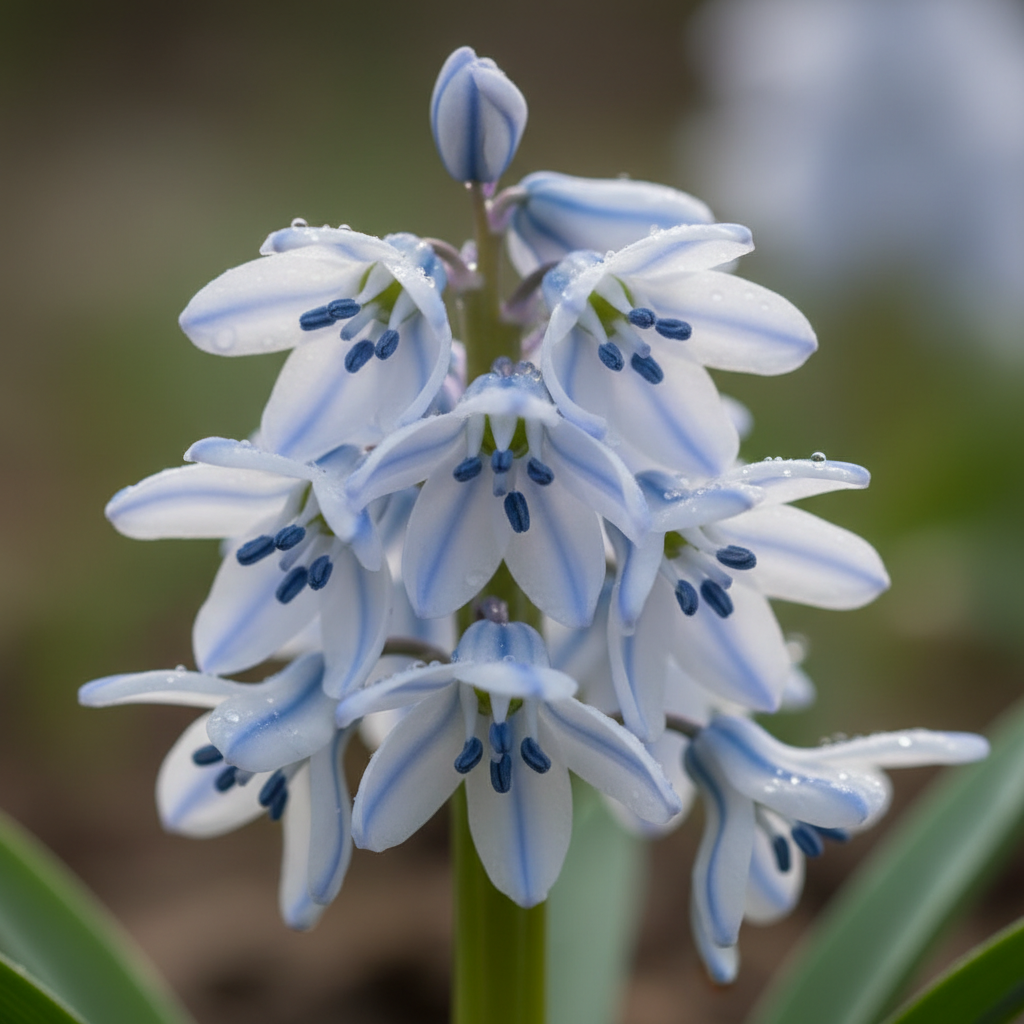 Puschkinia Scilloides Flower Seeds for Garden Planting