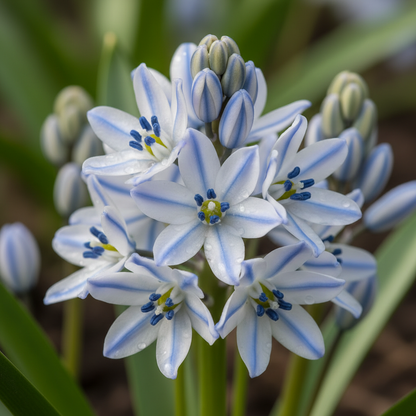 Puschkinia Scilloides Flower Seeds for Garden Planting