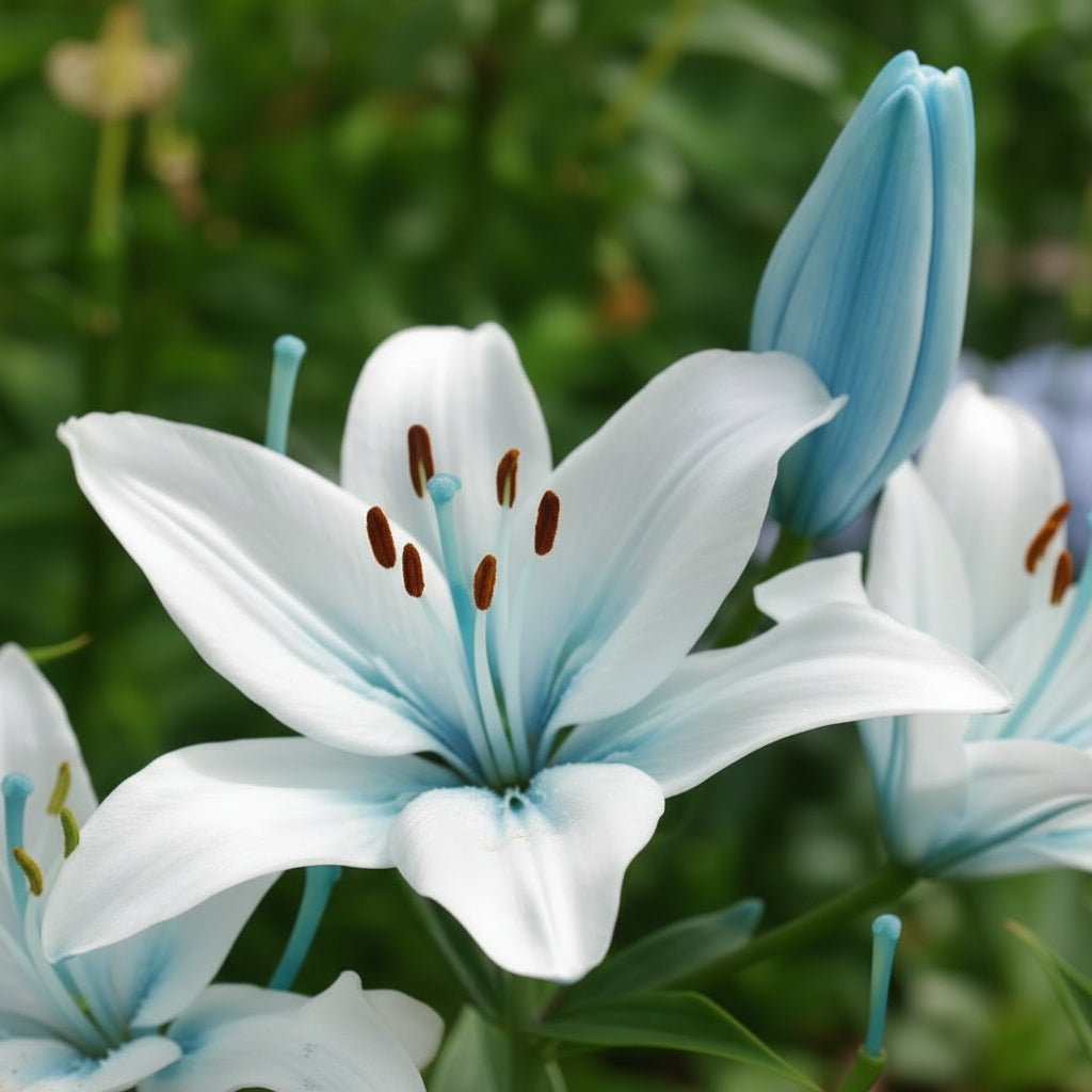 Blue Heart Lily Seeds for Planting – Unique Perennial Garden Flower
