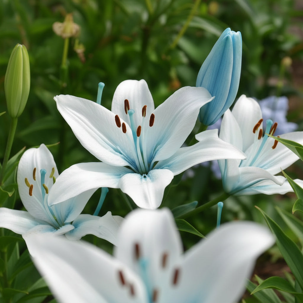 Blue Heart Lily Seeds for Planting – Unique Perennial Garden Flower