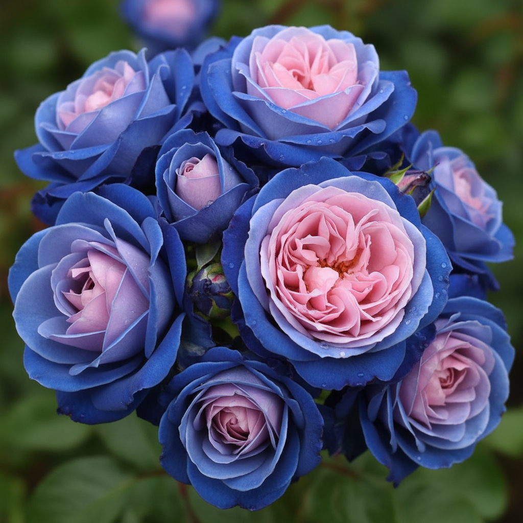 Rare Blue Pink Rose Seeds for Planting