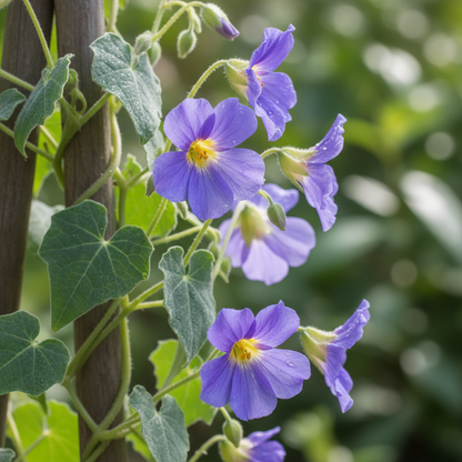 Tropaeolum Azureum Seeds – Blue Climbing Nasturtium for Planting