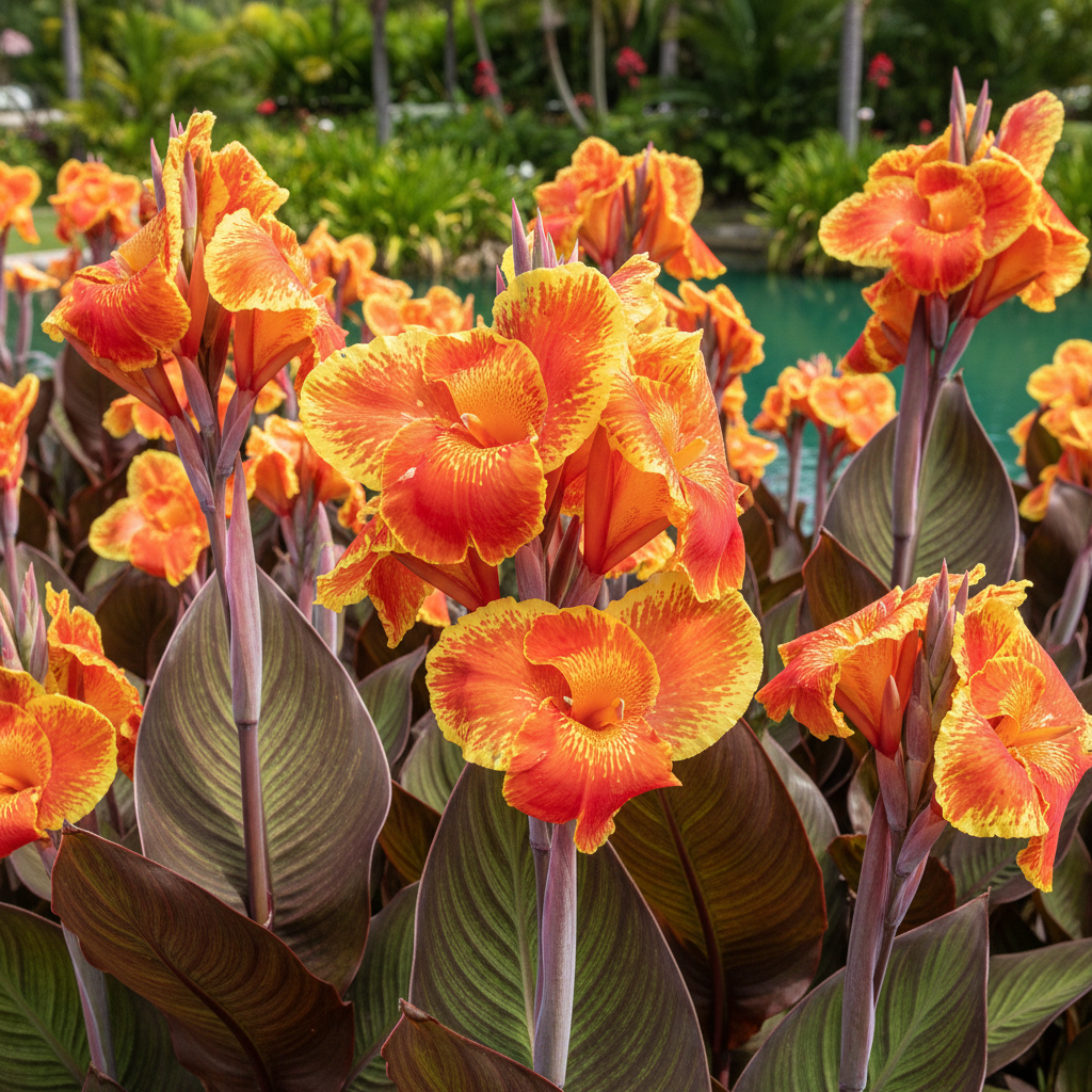 Canna tuerckheimii Flower Seeds for Garden Planting
