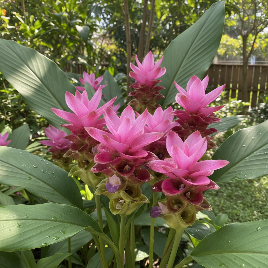 Urcuma Pink Color Flower Seeds for Garden Planting