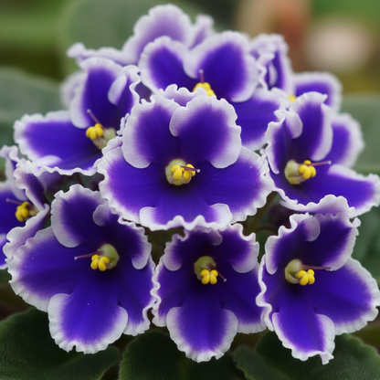 African Violet Exotic Purple Flower Seeds - African Violet Flower Seeds for Garden