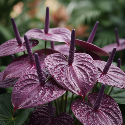Purple Anthurium Flower Seeds - Anthurium Flower Seeds for Garden