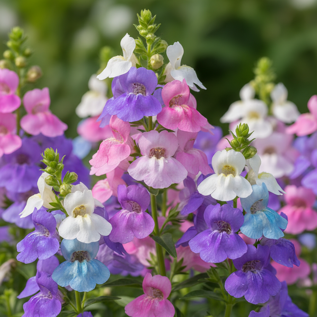 Perennial Angelonia Serena Summer Snapdragon Flower Seeds - Snapdragon Flower Seeds for Garden