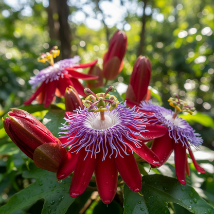 Giant Granadilla Red Passion Flower Vine Seeds - Passion Flower Seeds for Garden
