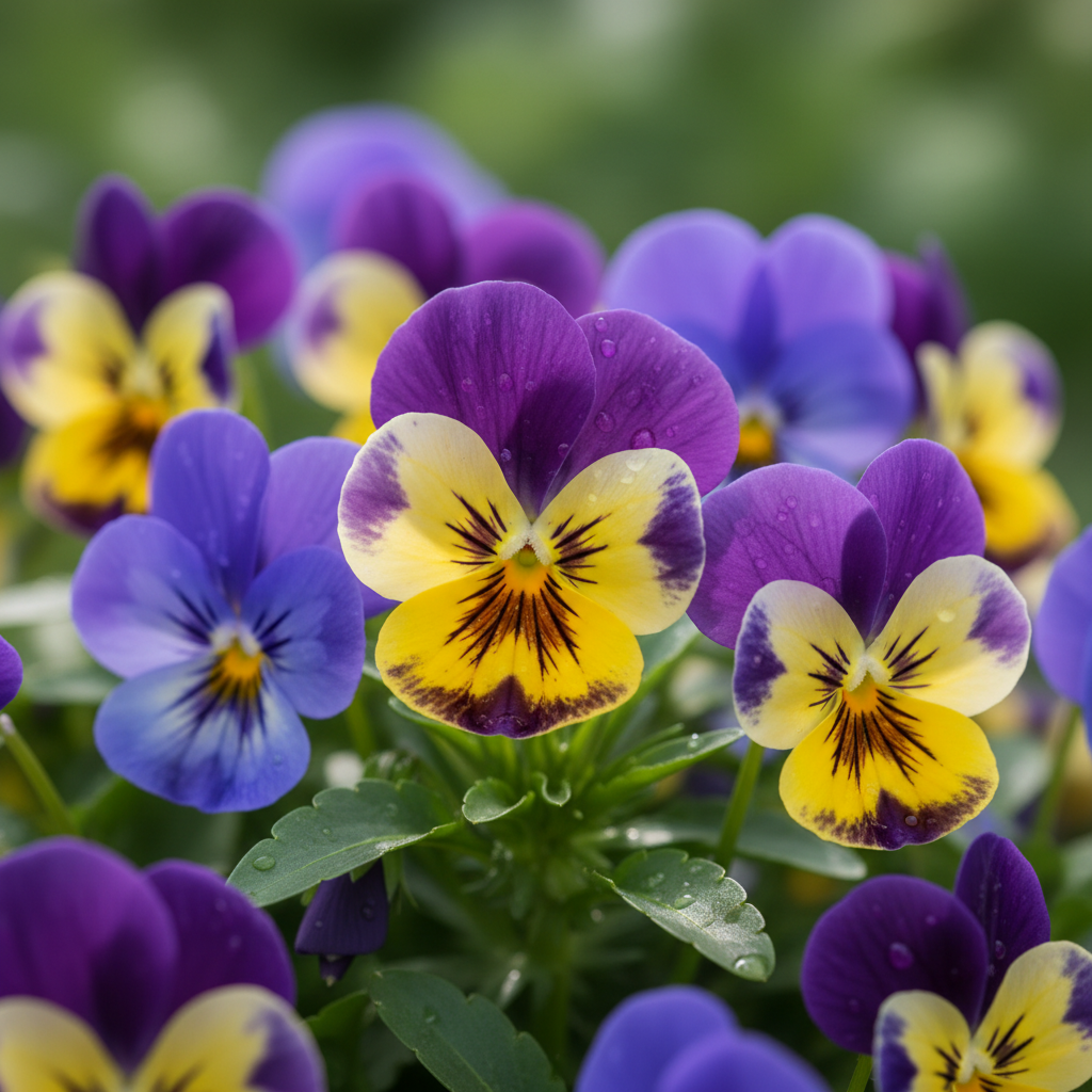 Easy Grow Johnny Jump Up Flower Mix Seeds for Garden Planting