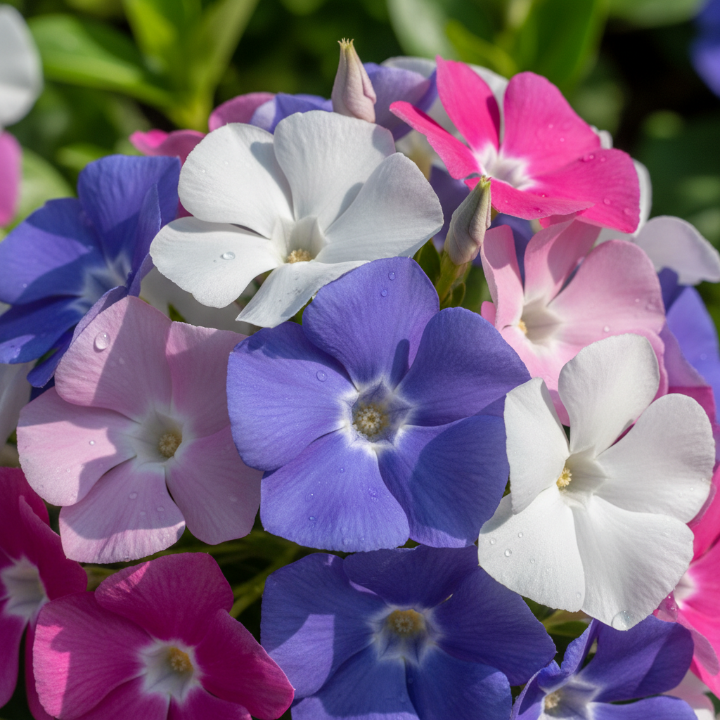 Vinca Pacifica XP Mix Flower Seeds - Vinca Flower Seeds for Garden