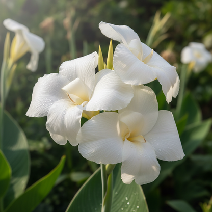 Premium White Canna Flower Seeds for Planting