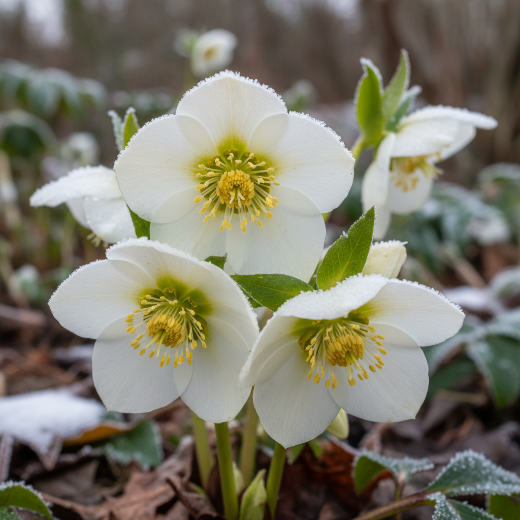 Christmas Rose Seeds - Helleborus Niger Flower Seeds for Garden