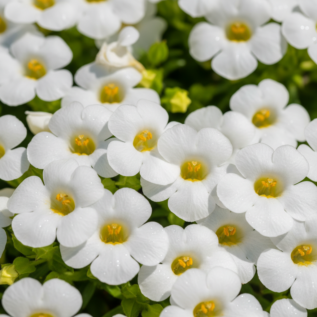 Cup Flower Seeds White Robe – Nierembergia Hippomanica