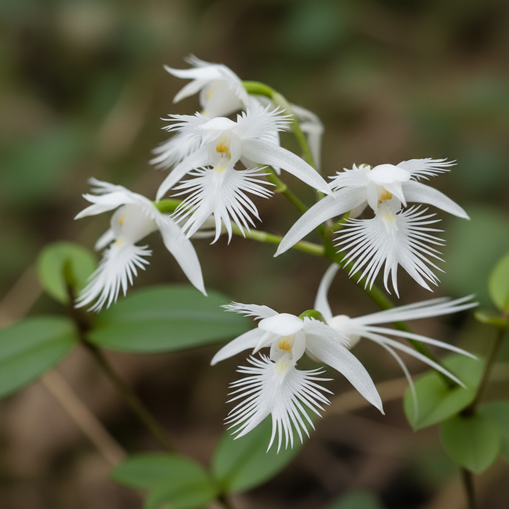 White Egret Orchid Seeds for Planting