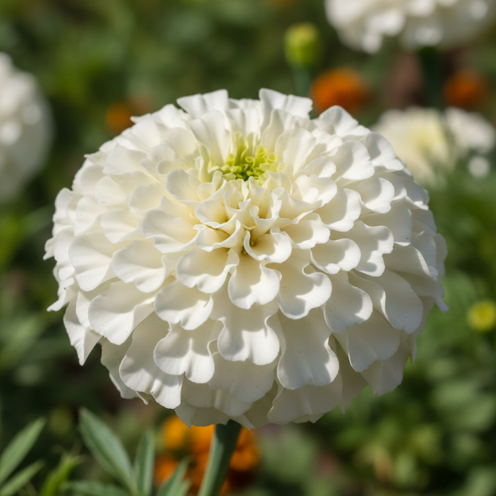 White Marigold Flower Seeds for Planting