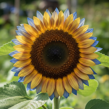 Yellow Blue Sunflower Flower Seeds for Planting