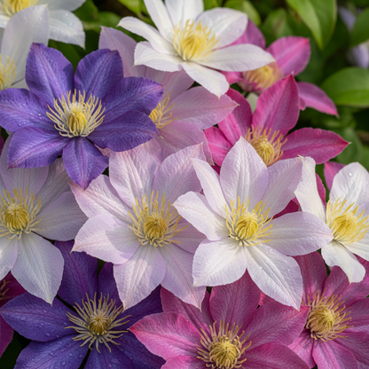 Clematis Flower Seeds Mix - Clematis Climbing Flower Seeds for Garden