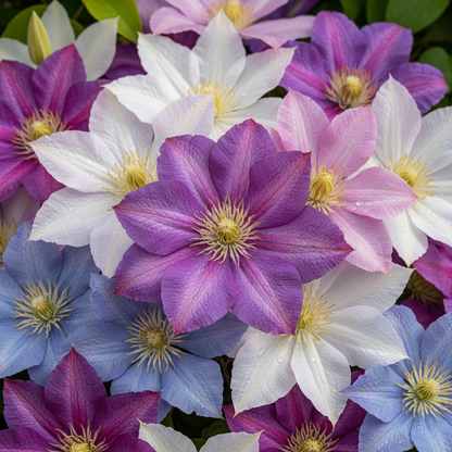 Clematis Flower Seeds Mix - Clematis Climbing Flower Seeds for Garden
