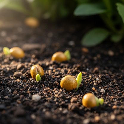 Rare Yellow Gold Hosta Seeds – Bright Lime-Green & Golden Foliage