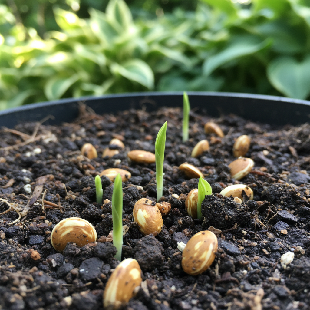 Yellow Variegated Hosta Seeds for Planting – Green Leaves with Gold & Creamy Yellow Edges