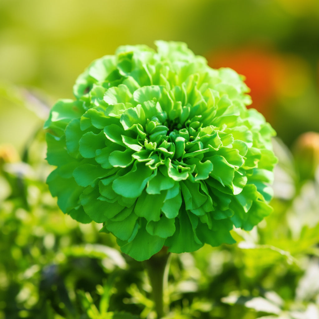 Green Marigold Flower Seeds for Planting – Ornamental Blooms for Home Garden