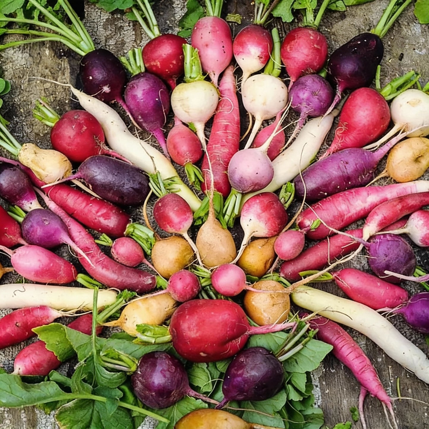 Radish Heirloom Mix Seeds - Radish Seeds for Home Garden