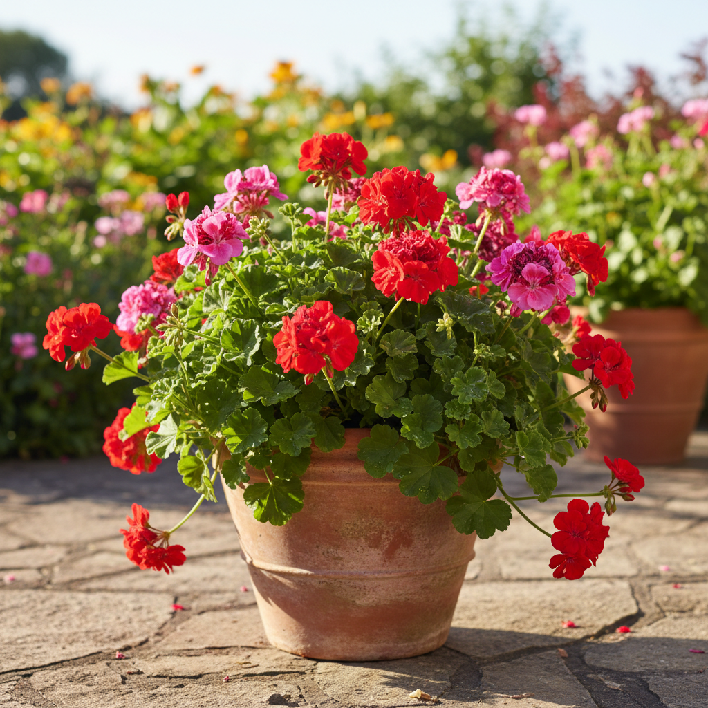 Geraniums Pink Flower Seeds – Vibrant Garden Blooms