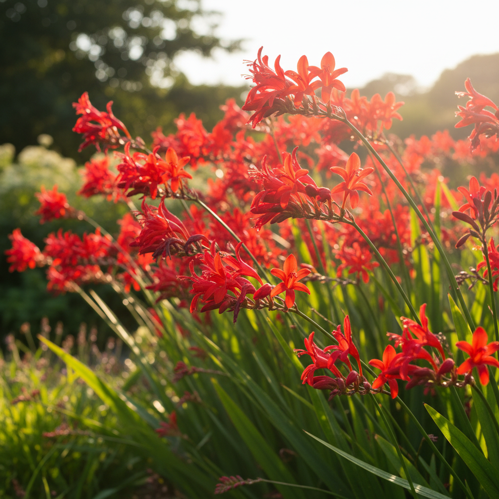 Crocosmia Red Flower Seeds - Crocosmia Flower Seeds for Garden