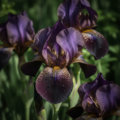 Iris Chrysographes Seeds – Black Iris for Planting