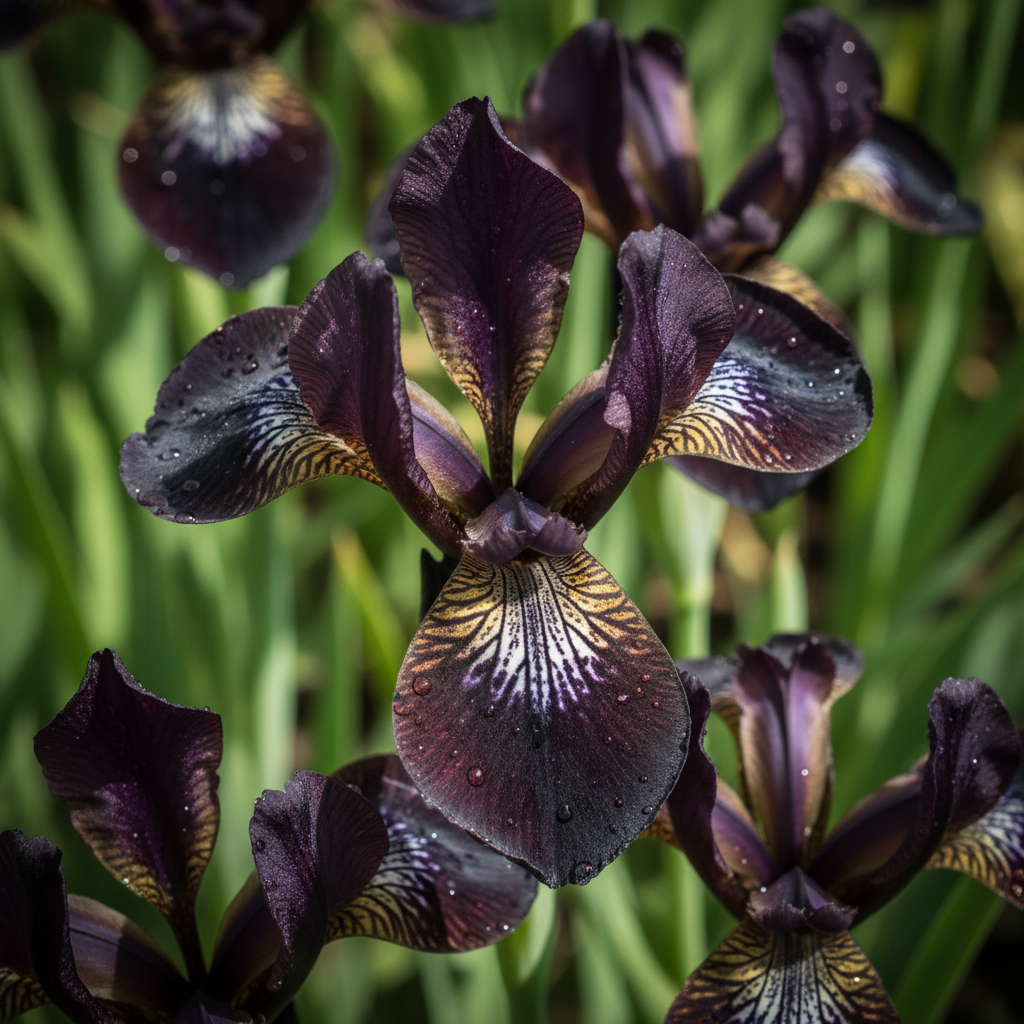 Iris Chrysographes Seeds – Black Iris for Planting