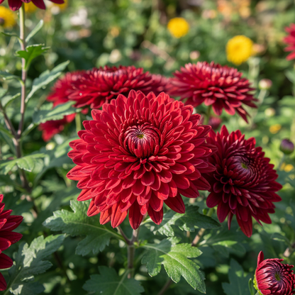 Dark Red Chrysanthemum Flower Seeds for Planting