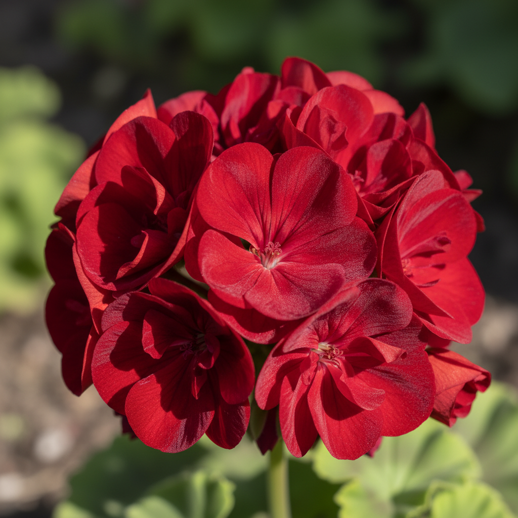 Nema Dark Red Geranium Seeds for Planting