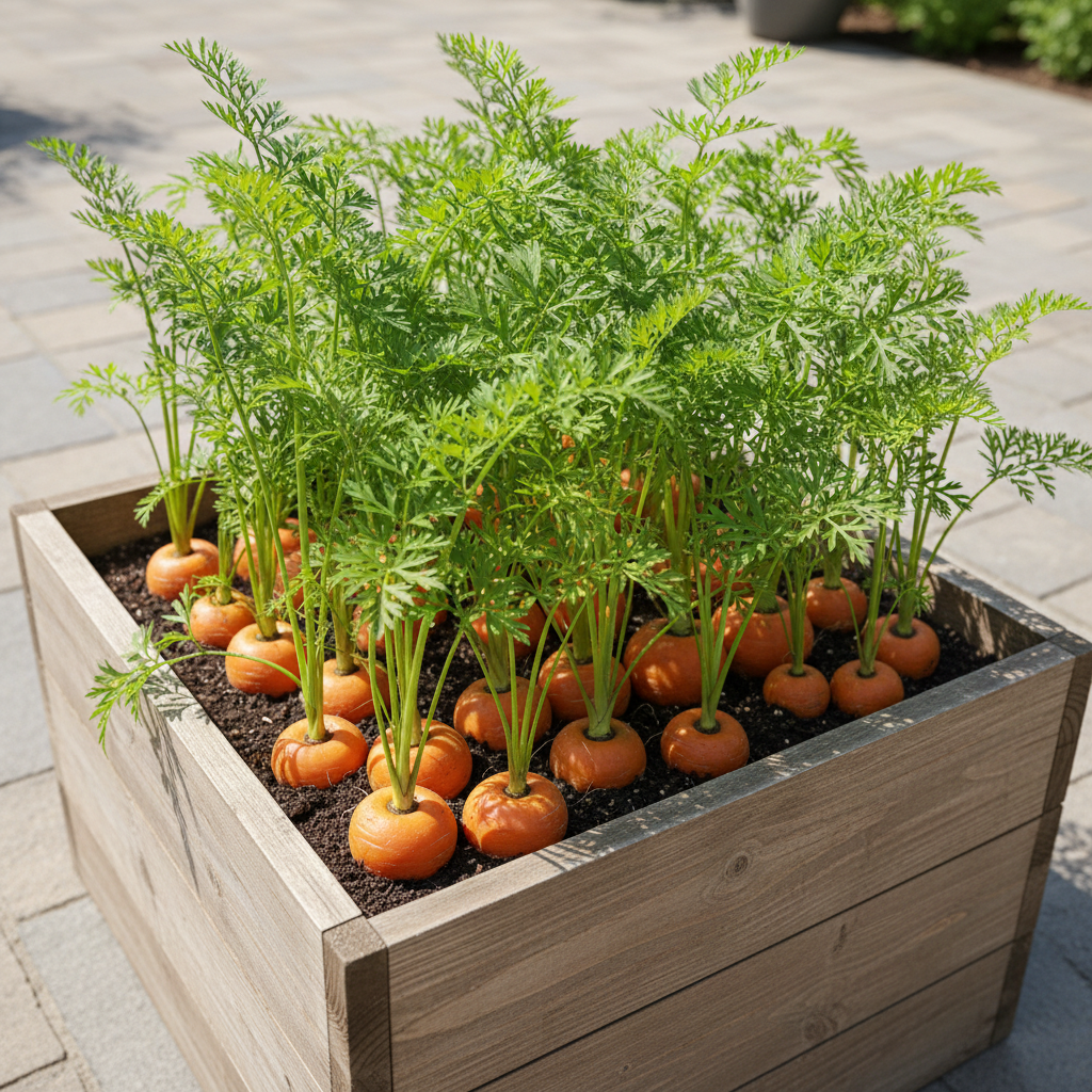 Carrot Paris Market Seeds – Round Baby Carrots for Containers & Gardens