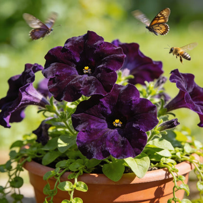 Deep Purple Petunia Seeds for Gardens and Containers