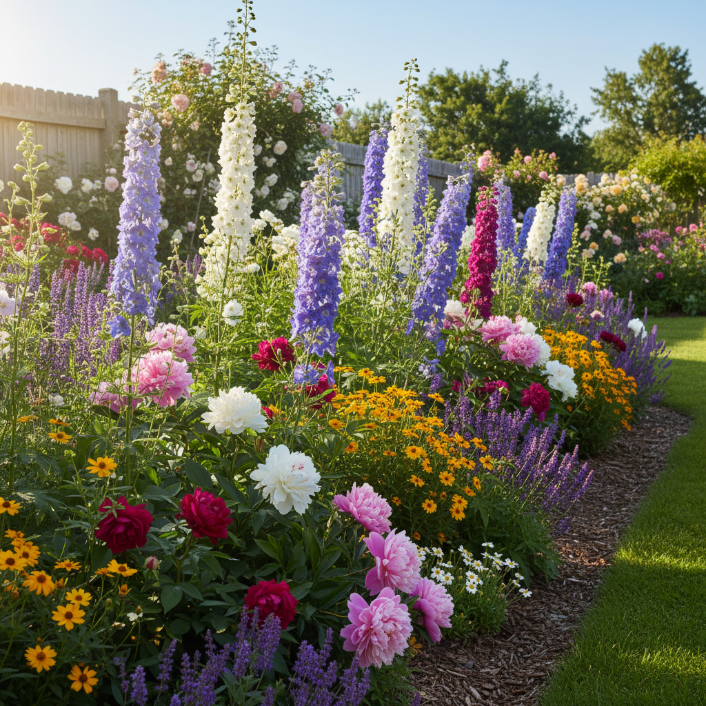 Delphinium Pylzowii Flower Seeds for Garden Planting