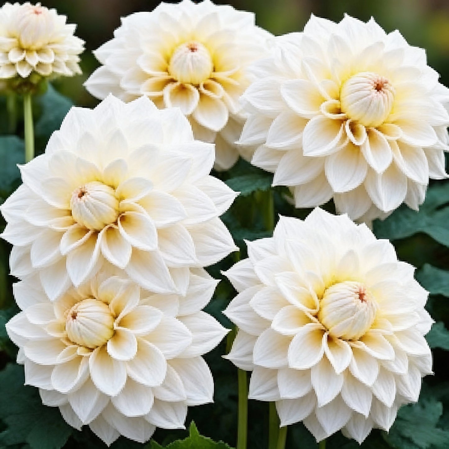White Dahlia Flower Seeds for Garden Planting