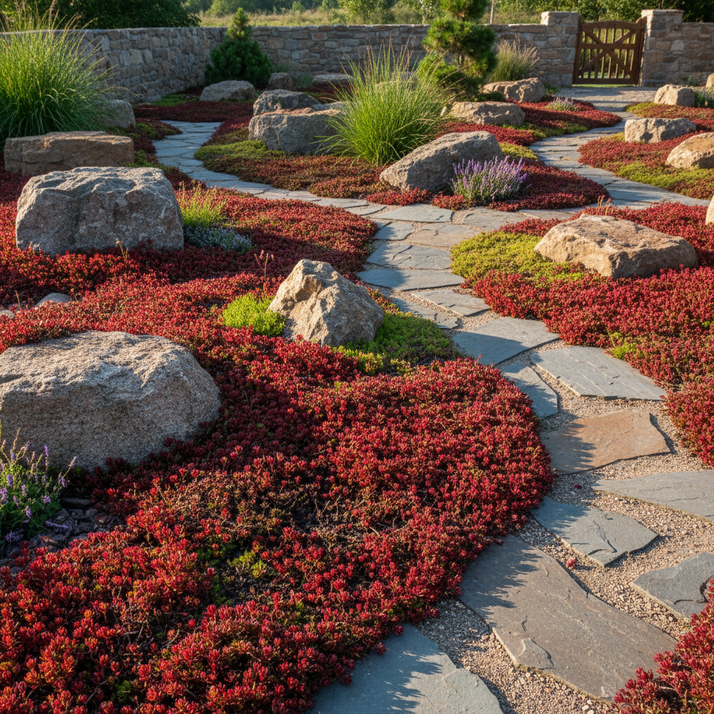 Dragons Blood Stonecrop Seeds - Sedum Ground Cover Seeds for Garden
