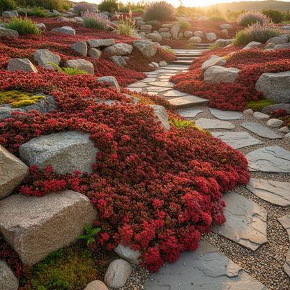 Dragons Blood Stonecrop Seeds - Sedum Ground Cover Seeds for Garden