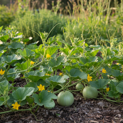 Early Silver Line Melon Seeds – Sweet & Juicy Summer Melon for Home Gardening