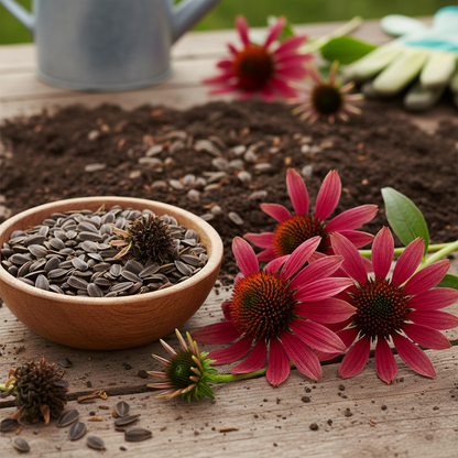 Tomato Soup Echinacea Seeds for Garden Planting
