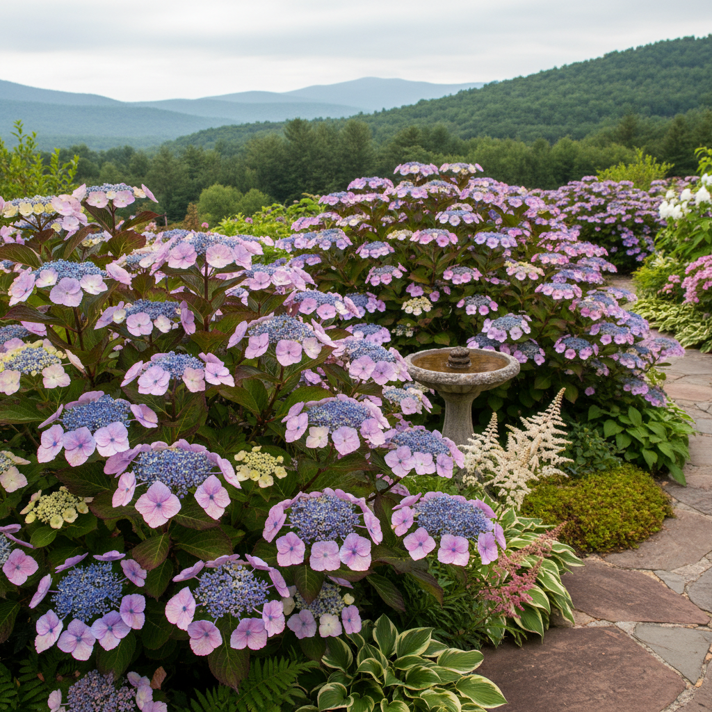 mountain-hydrangea-delicate-lacecap-blooms-seeds